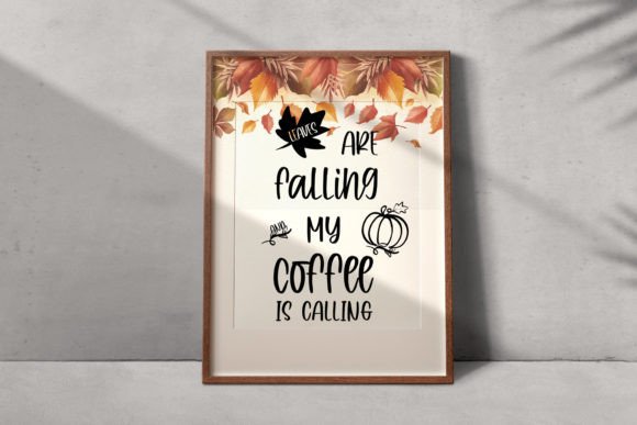Download Fall Coffee Wall Art Digital Print - Print Collection