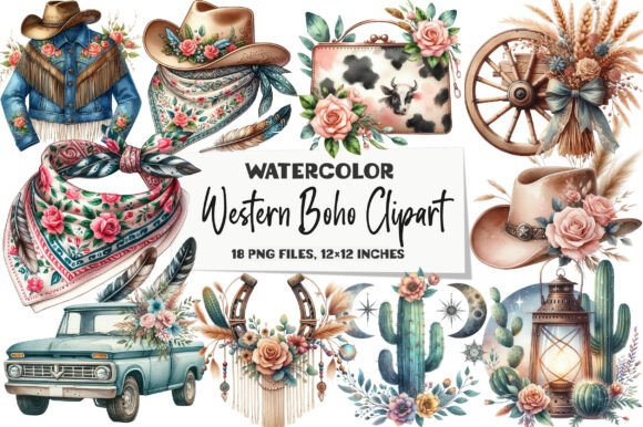 Download Western Boho Clipart - Premium Resources